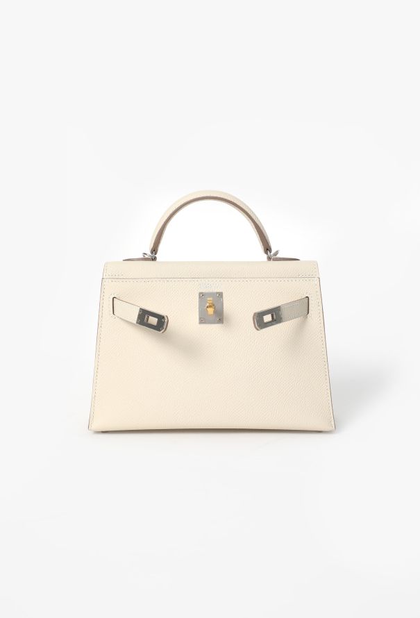 Hermès Craie Epsom Mini Kelly II Sellier Electrum - 6