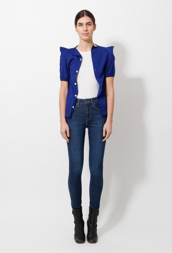 Comme des Garçons Pointed Shoulder Knit Cardigan - 3