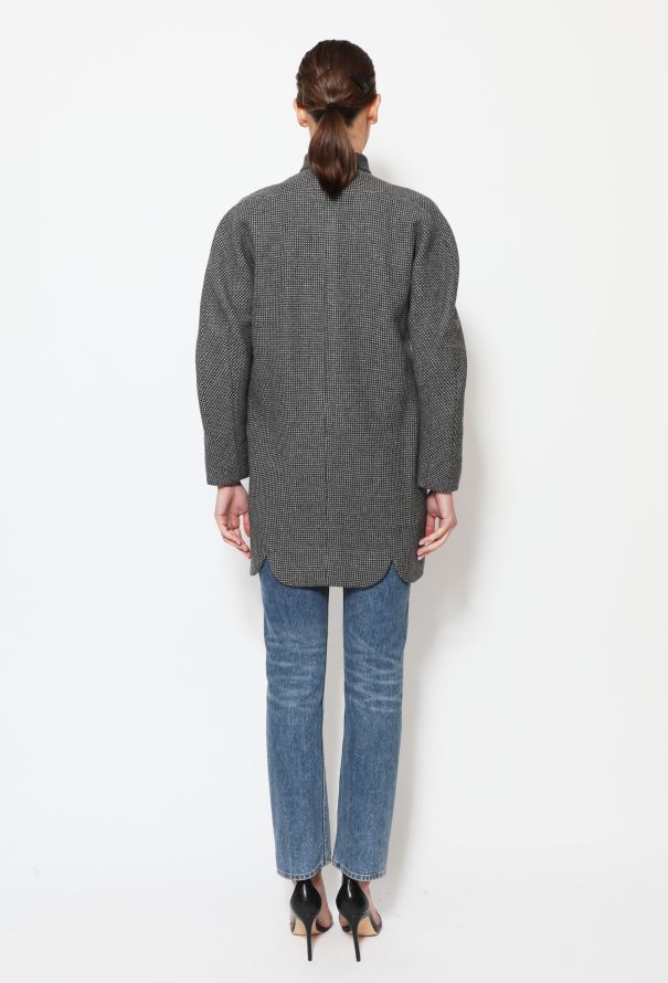Balenciaga 2008 Woven Scuba Coat - 5