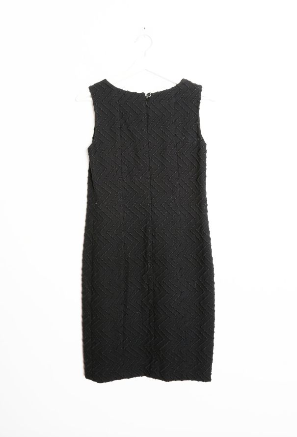Chanel Textured Zig Zag Dress - 7