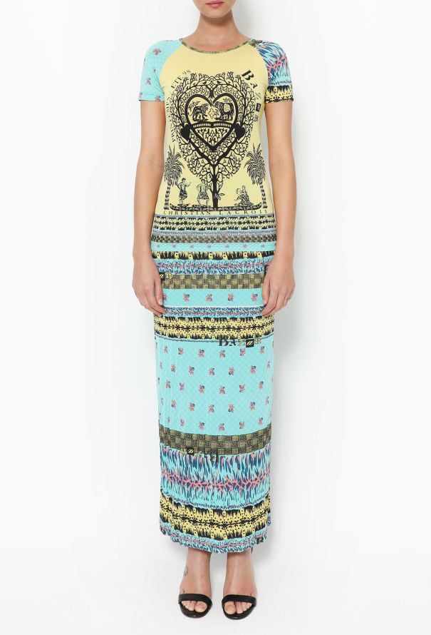 Christian Lacroix 1988 Printed Jersey Ensemble - 2