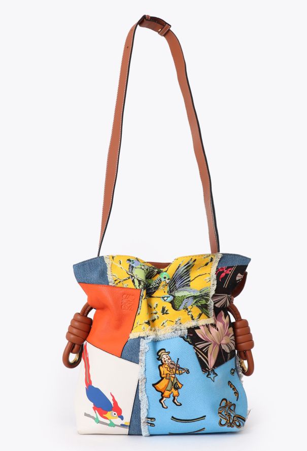 Loewe Paula’s Ibiza Patchwork Flamenco Bag - 2