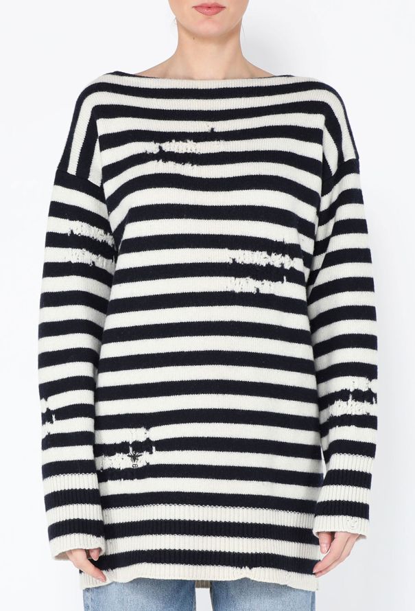 Dior 2019 Distressed Knit Pullover - 2