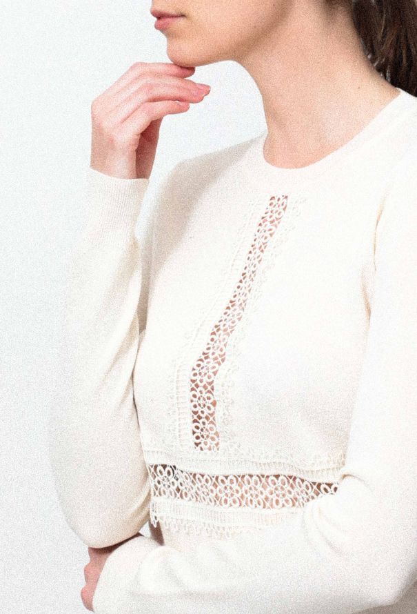 Chloé 2015 Crochet Detail Sweater - 2