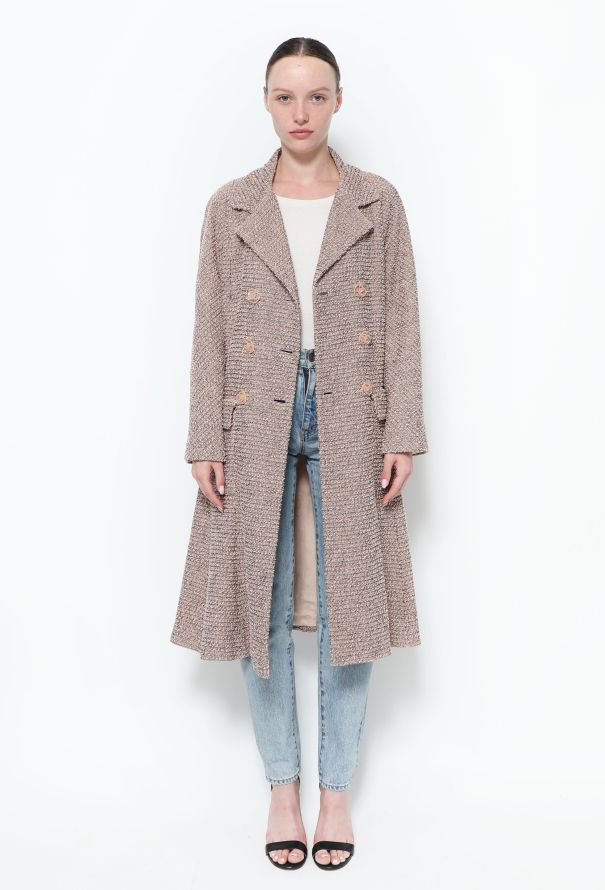 Chanel 2018 'CC' Bouclé Coat - 1