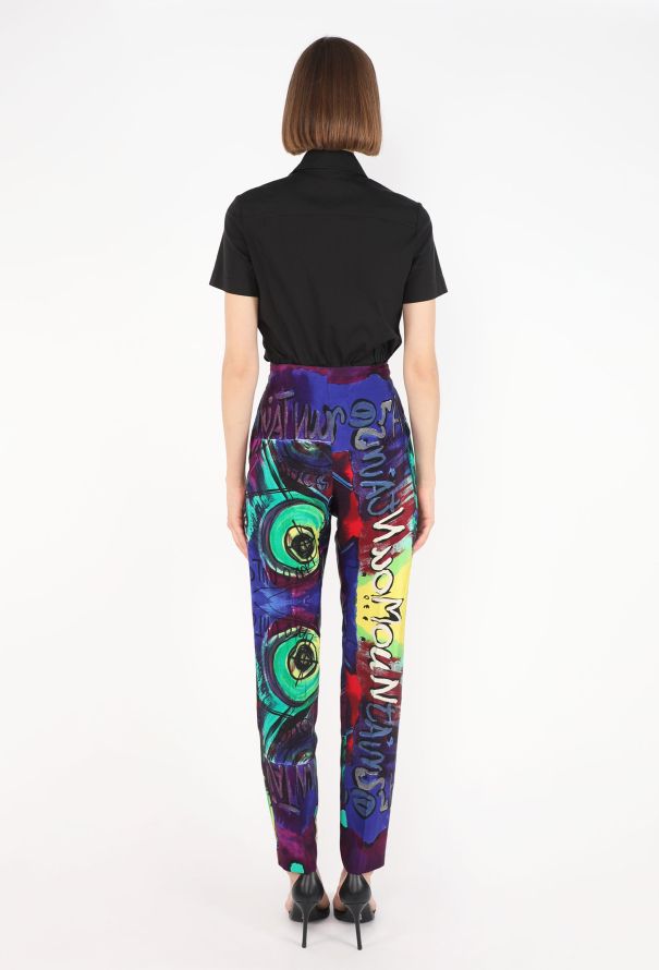 Gianni Versace Graffiti Print Pants, 1991 - 5