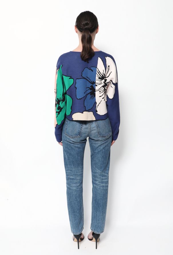 Chloé Resort 2015 Graphic Floral Top - 4