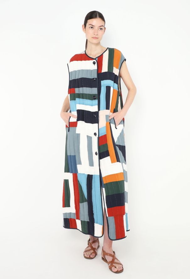 Chloé STUNNING F/W 2022 Patchwork Liner Vest - 5