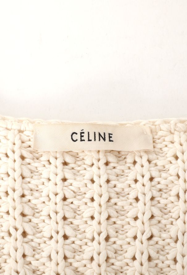 Céline Contrast Trim Knit Sweater - 5