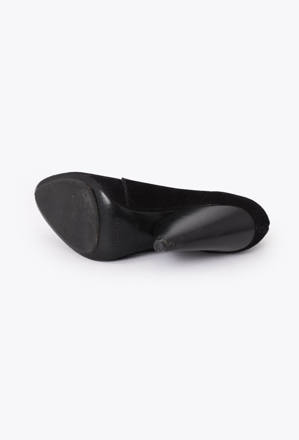 Balenciaga Sculpted Suede Derby Boots - 5
