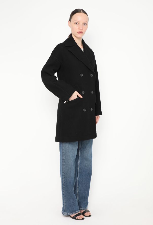 Alaïa Classic Double-Breasted Peacoat - 4