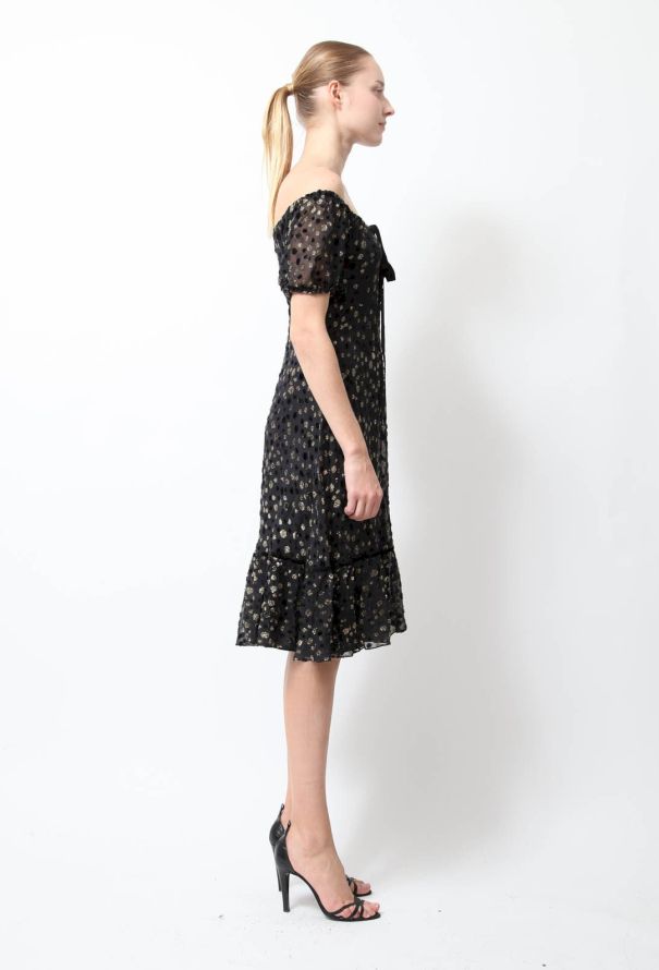 Azzaro Metallic Polka Dot Dress - 2