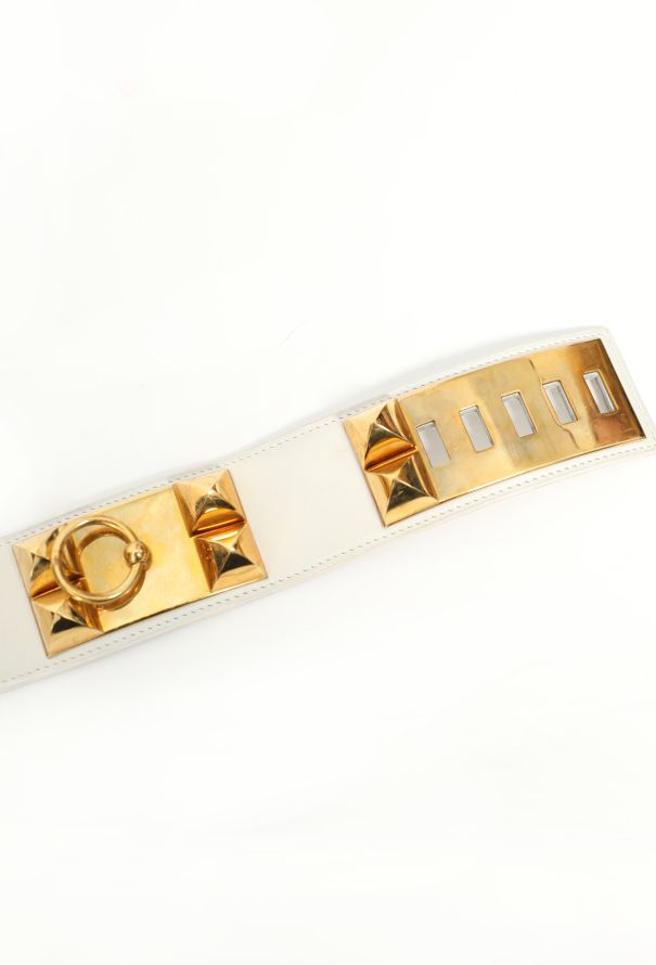 Hermès 1987 'Collier de Chien' Gulliver Leather Belt - 4