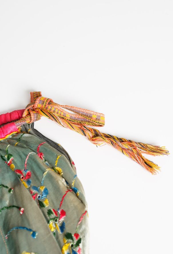 World Treasures Vintage Floral Embroidered Skirt - 8