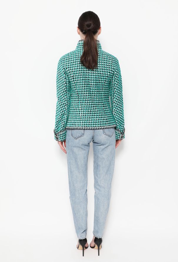 Chanel Resort 2016 Tweed Check Jacket - 5