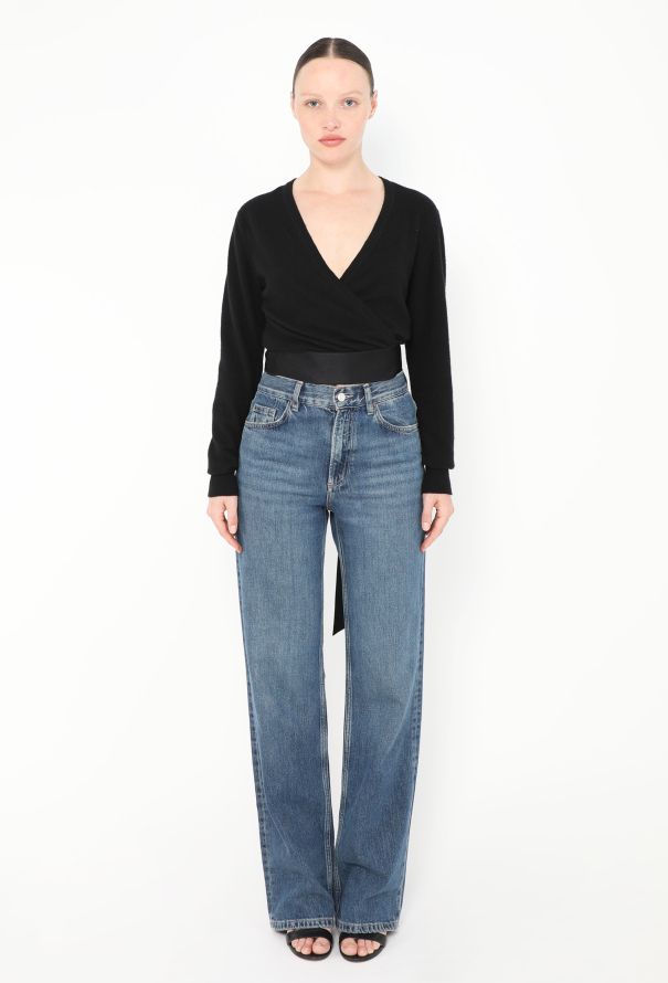 Chanel Vintage Cashmere Wrap Sweater - 2