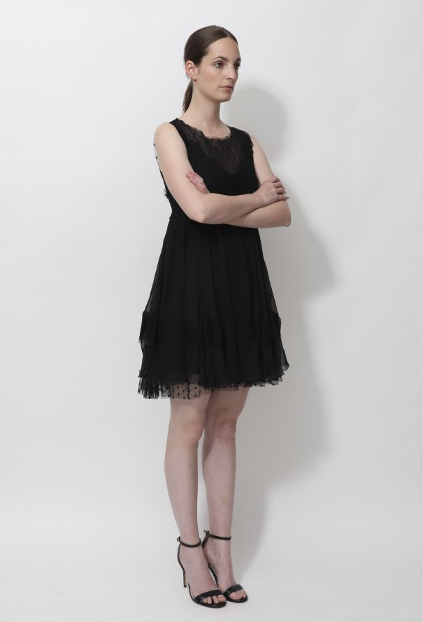 Dolce & Gabbana Ruffled Lace Flared Dress - 3