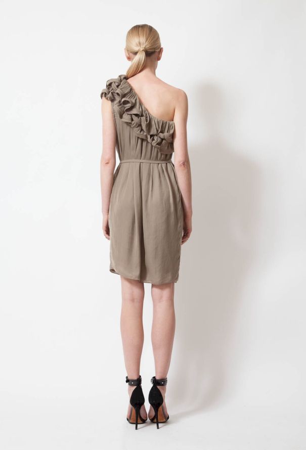 Lanvin S/S 2008 One-Shoulder Goddess Dress - 5