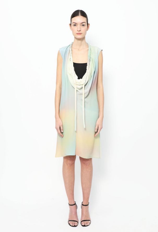 Maison Margiela S/S 2008 Tie-Dye Drawstring Dress - 1