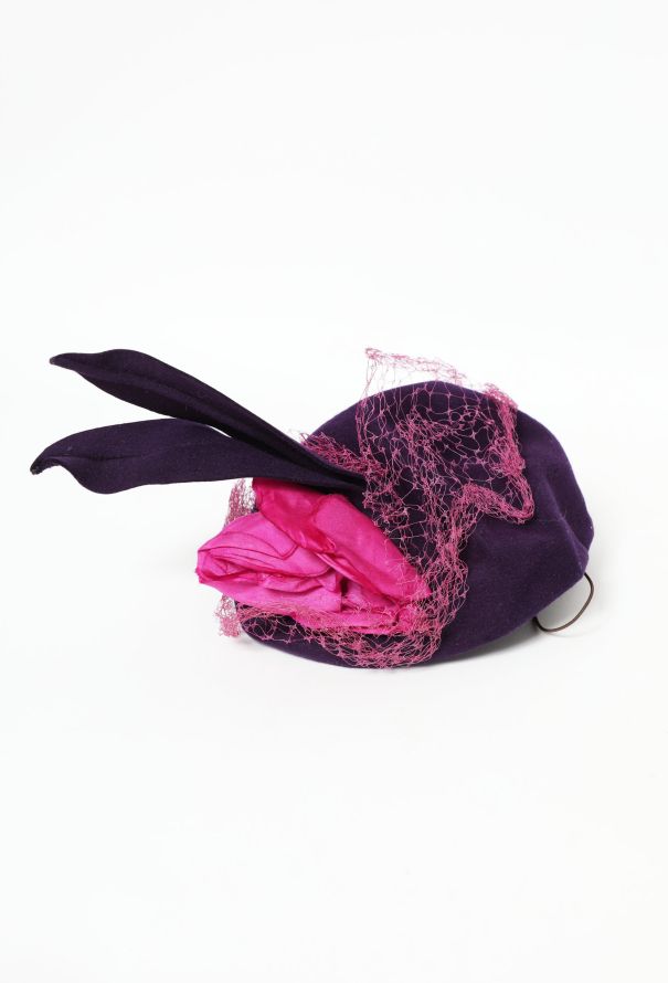 Birdcage Veil Cocktail Hat - 3