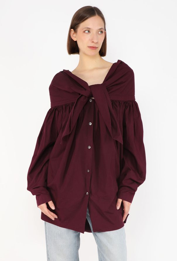 Romeo Gigli Knotted Cotton Tunic, 1992 - 4