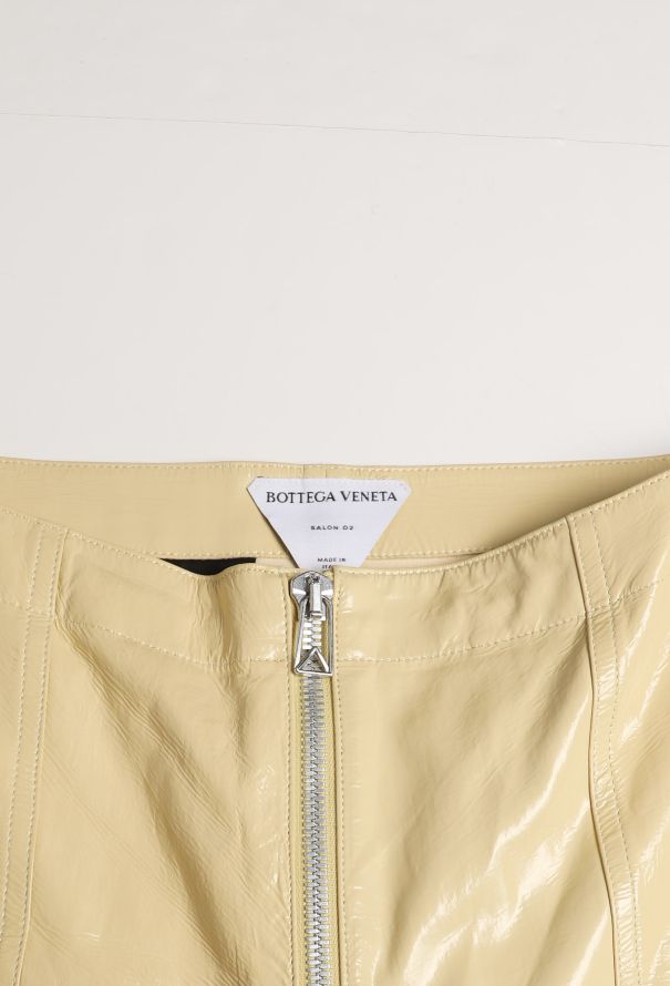 Bottega Veneta F/W 2021 Leather Zipper Trousers - 6