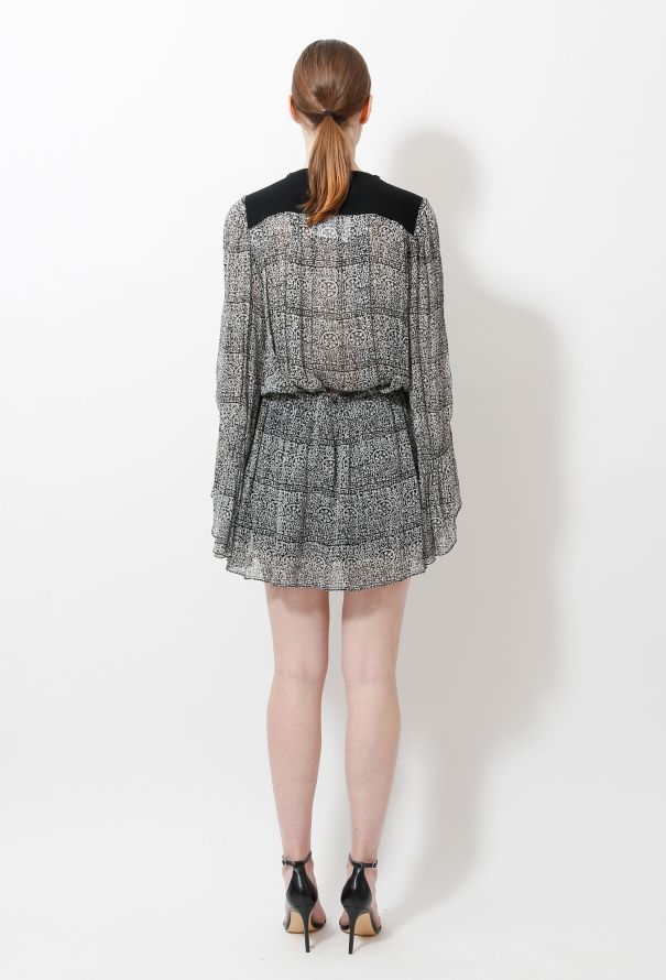 Balenciaga 2013 Ruffled Graphic Dress - 5