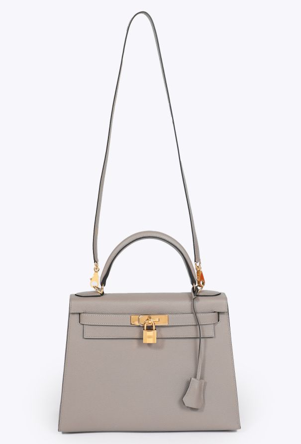 Hermès Gris Asphalte Epsom Kelly Sellier 28 - 4