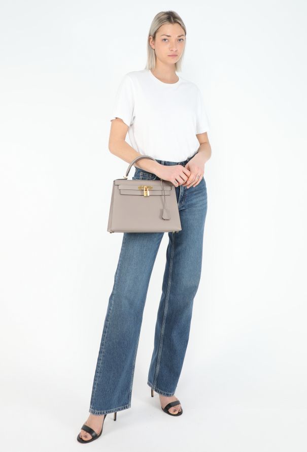 Hermès Gris Asphalte Epsom Kelly Sellier 28 - 3