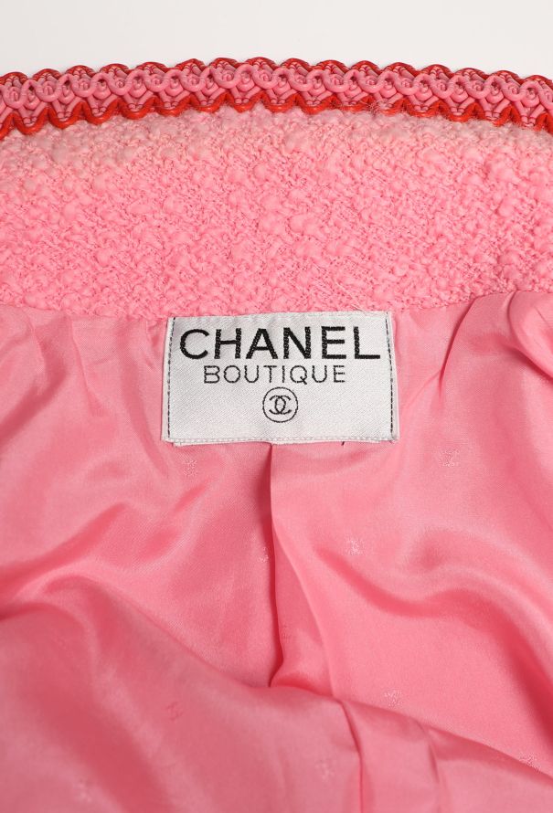 Chanel COLLECTOR S/S 1994 Bouclé Tweed Trim Ensemble - 7