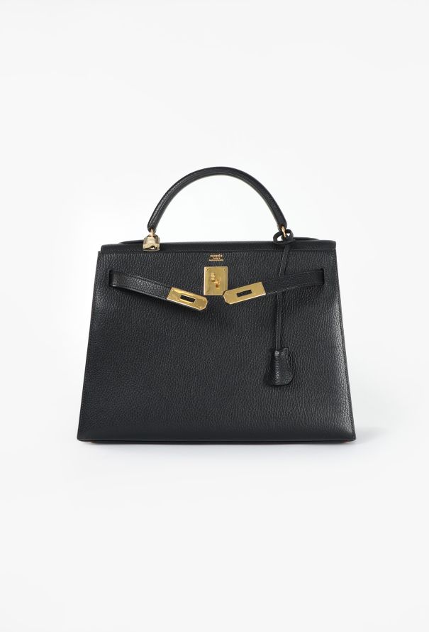Hermès Black Ardennes Kelly Sellier 32 - 3