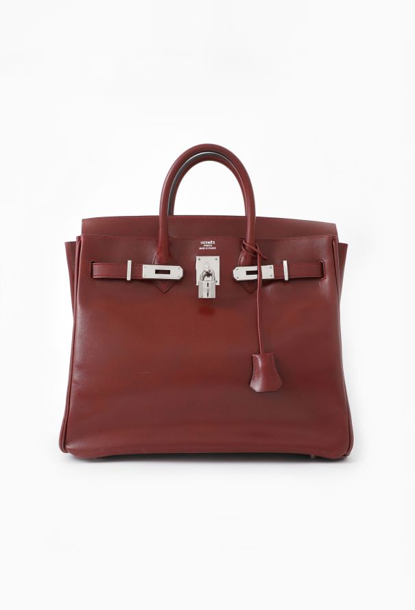 Hermès Rouge H Box Haut à Courroies 32 - 2