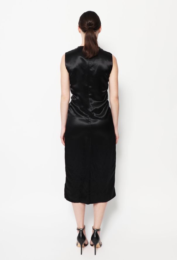 Bottega Veneta 2019 Ruched Charmeuse Dress - 3