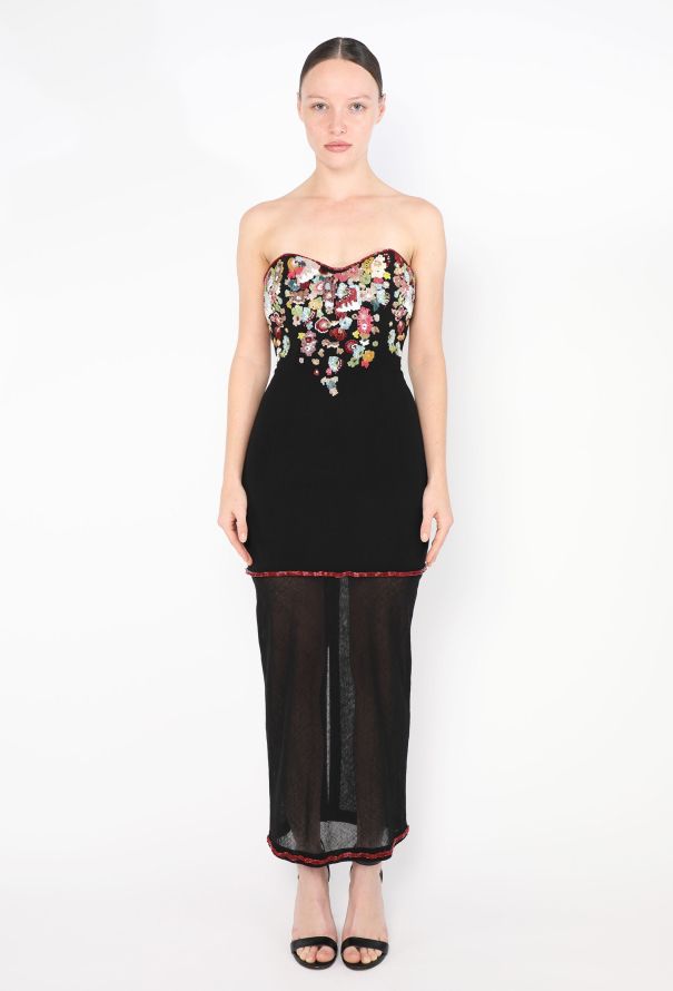 RARE Karl Lagerfeld F/W 1992 Embroidered Ensemble - 1
