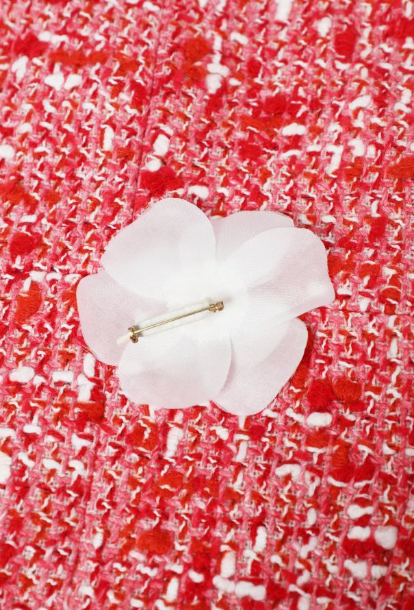 Chanel Silk Camélia Brooch - 2