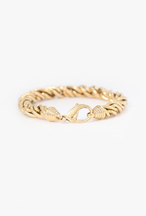 Vintage Fine Jewelry O.J Perrin 18k Yellow Gold Bracelet - 5