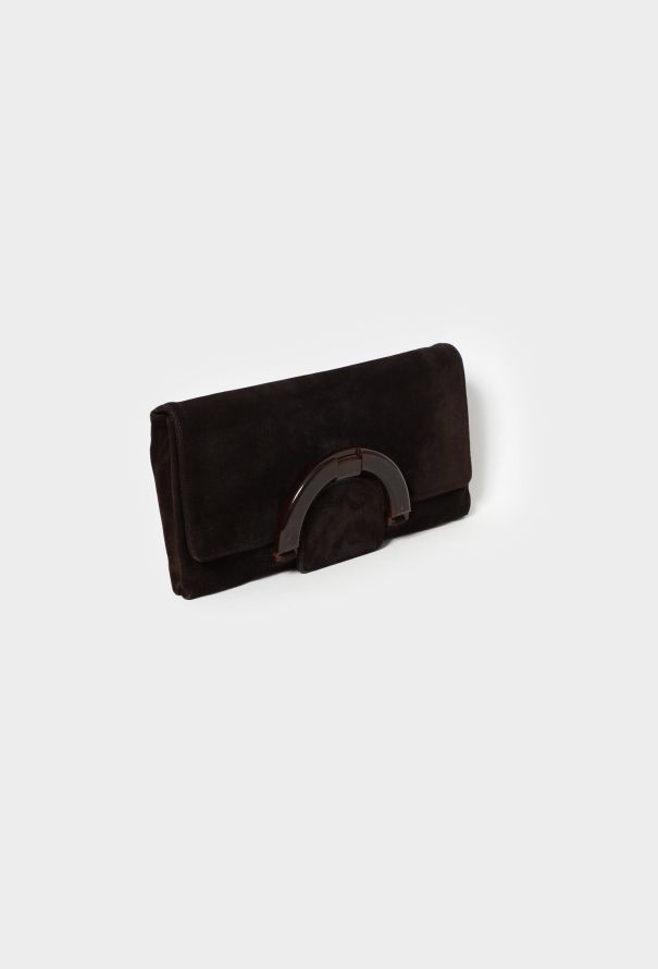 Chloé Early 2000s Suede Clutch - 3