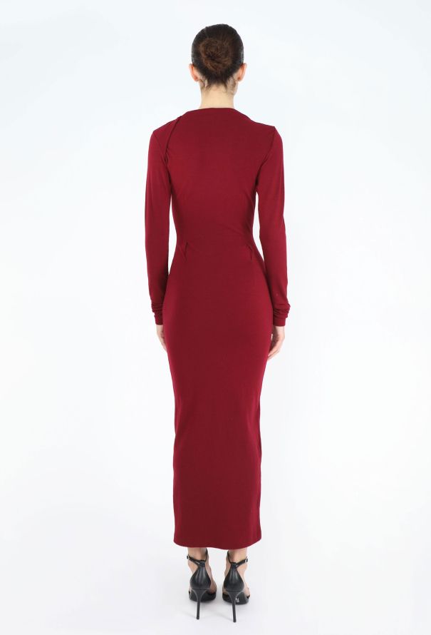 Dolce & Gabbana '80s Jersey Draped Bodycon Dress - 6