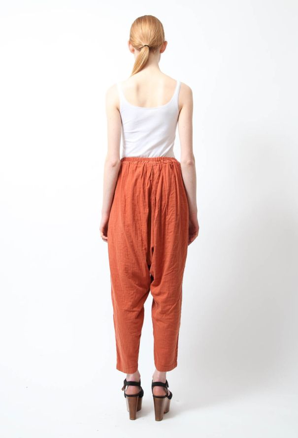 Issey Miyake 1980s Pajama Ensemble Rust - 7