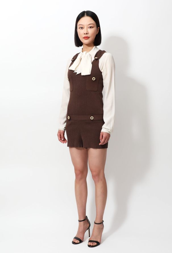 Chloé 2007 Ribbed Knit Romper - 4