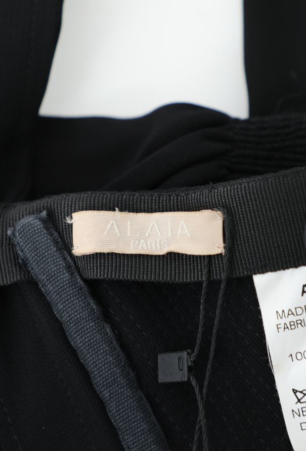 Alaïa Pleated Razor-Back Dress - 6