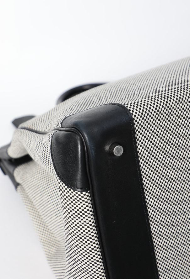 Hermès Evergrain & Toile Criss Haut à Courroies 40 - 12