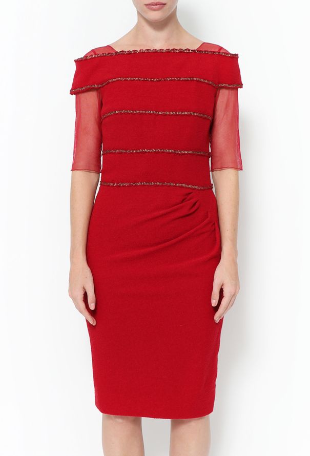 Chanel Resort 2010 Ruched Bouclé Dress - 3