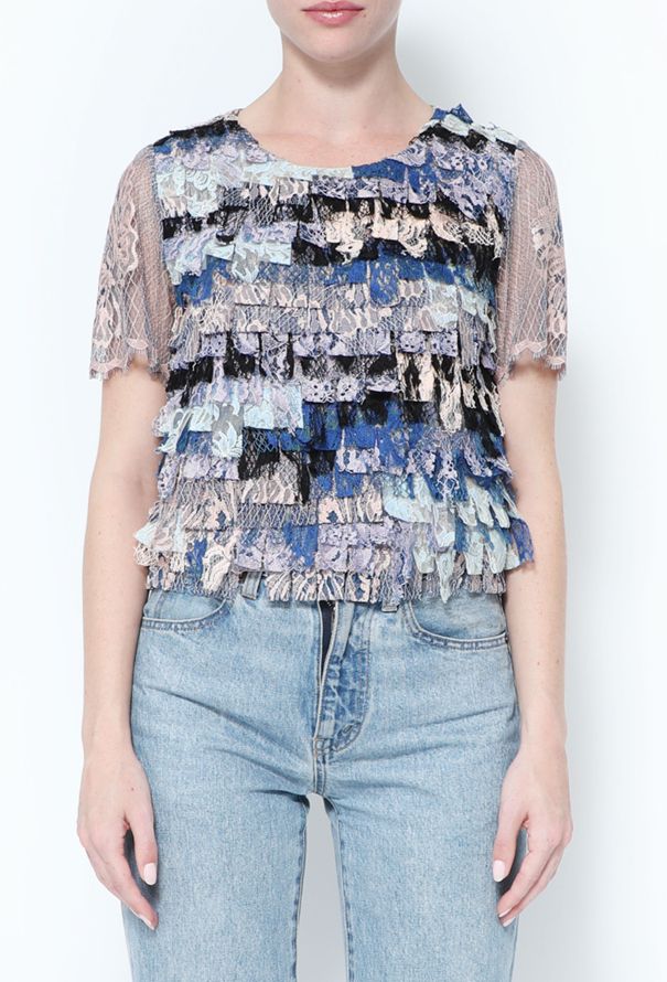 Chanel 2016 Tiered Lace Top - 1