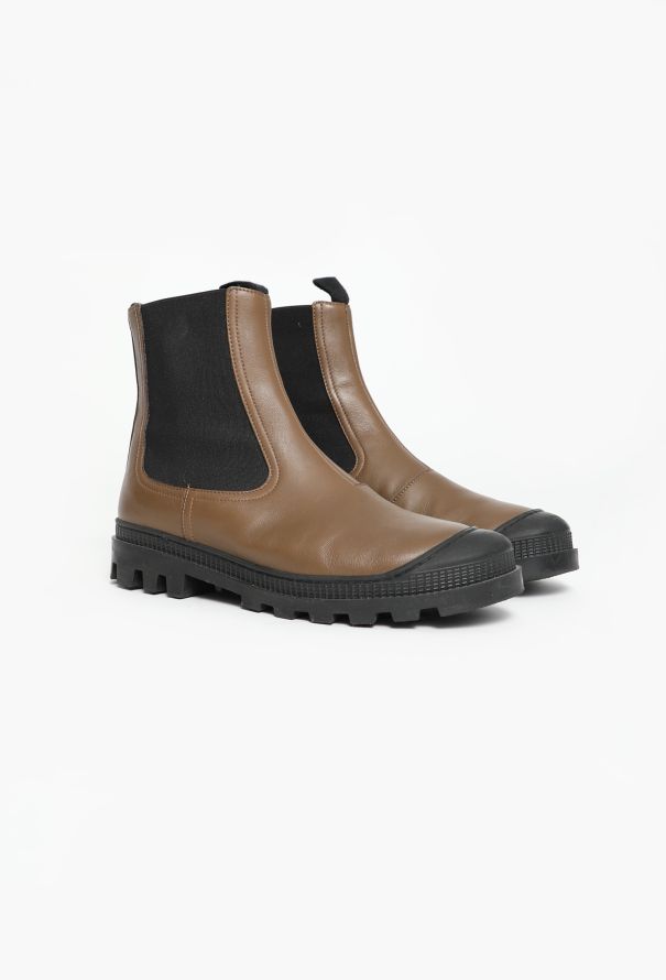 Loewe F/W 2021 Rubber Capped Chelsea Boots - 4