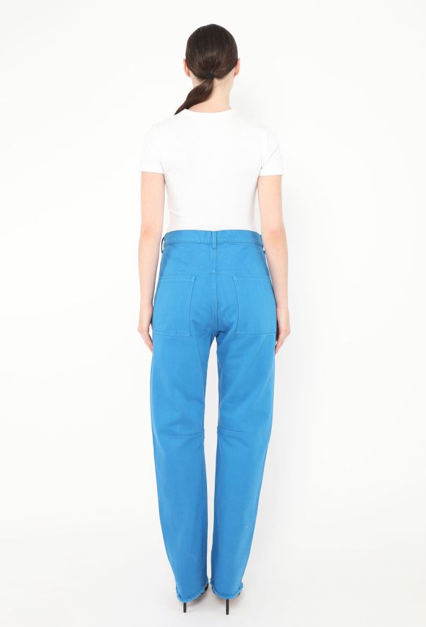 Céline Frayed Hem Jeans – Azure Blue (Pre-Fall 2018) - 5