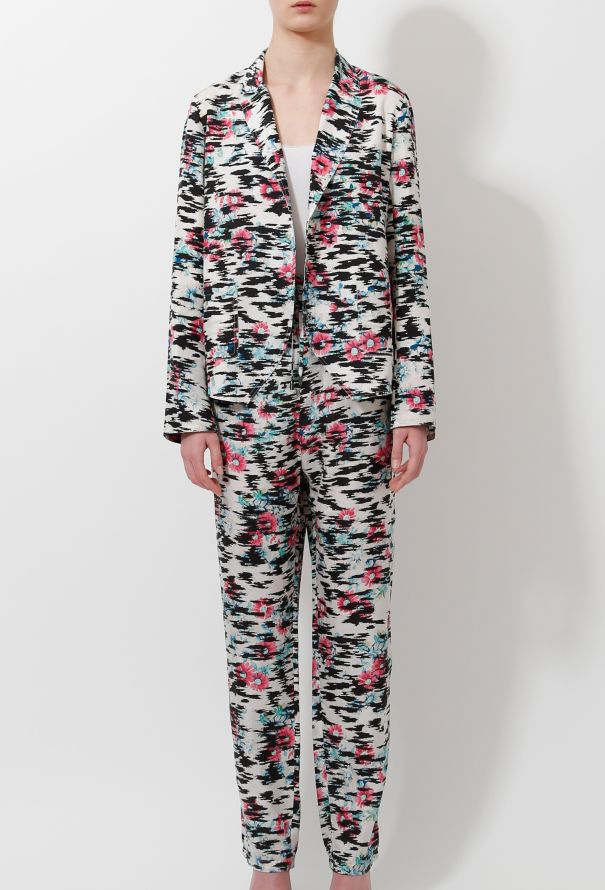 Balenciaga Floral Silk Suit - 3