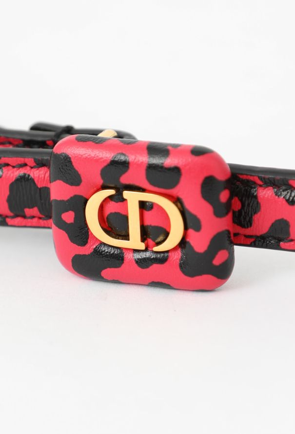 Dior Pre-Fall 2021 Leopard 'CD' Belt - 4