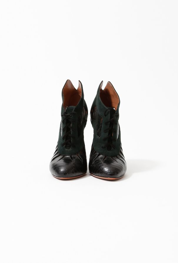 Alaïa Leather Cut-out Boots - 3