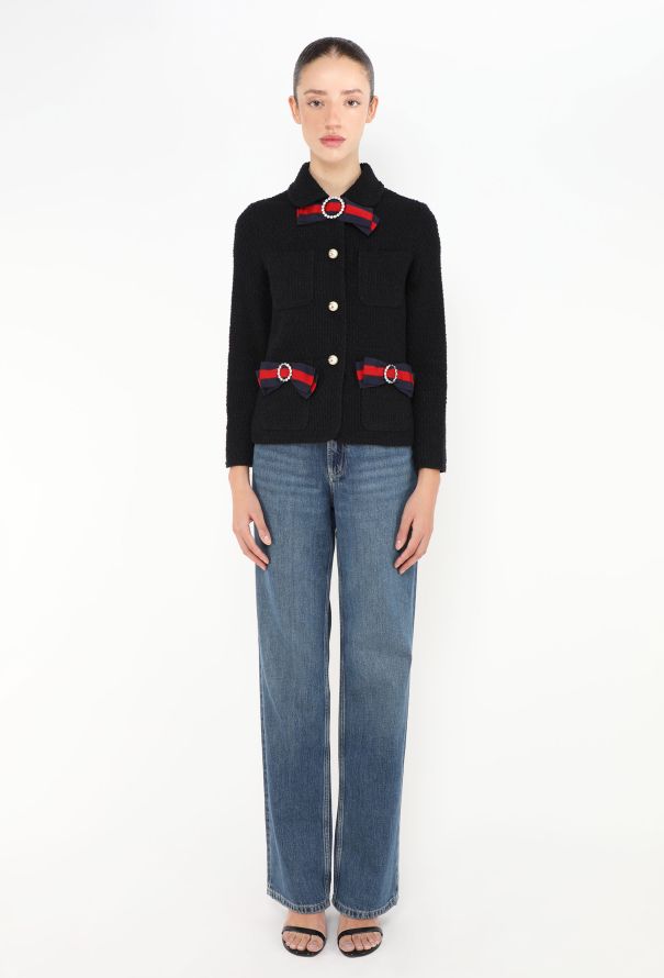 Gucci Pre-Fall 2017 Tweed Ribbon Jacket - 3